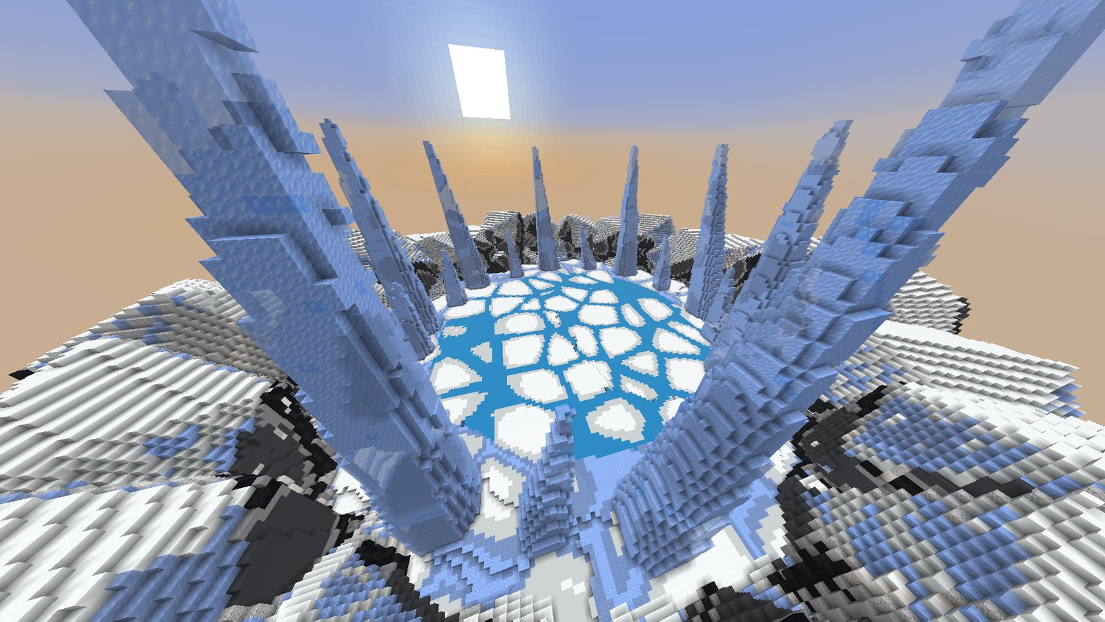 Arena de hielo del modo Practice